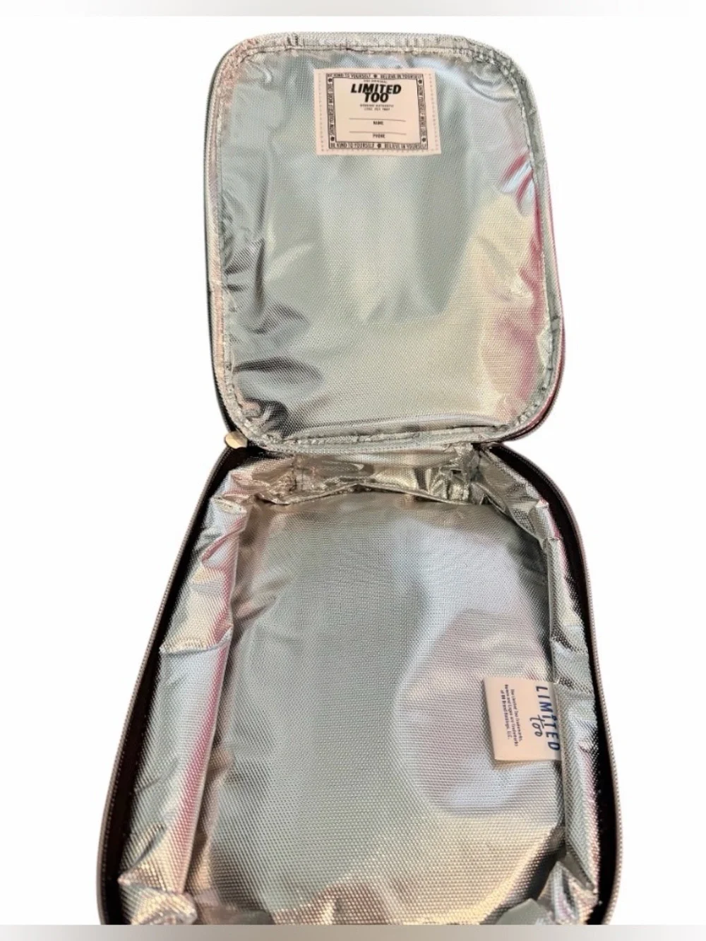 Limited Too Quilted Pastel Tie-Dye Heart Stitch Backpack Set NWT